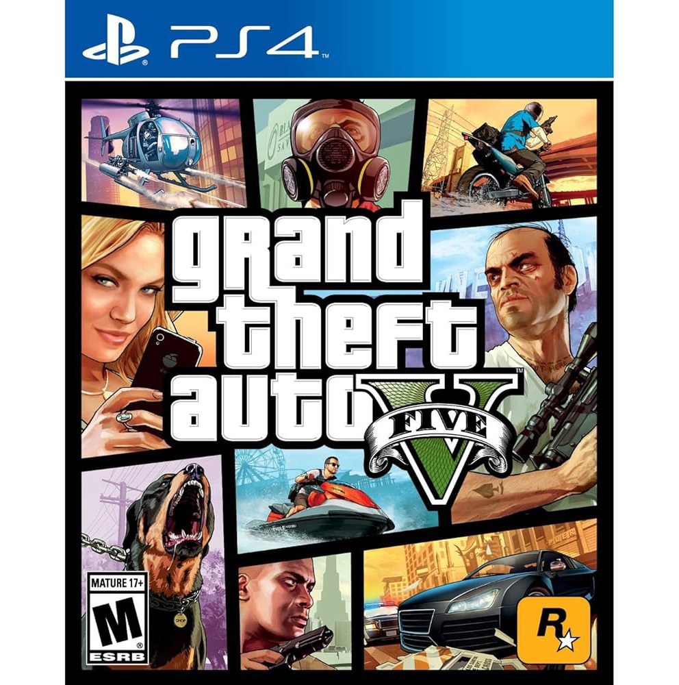 بازی Grand Theft Auto V (GTA V) برای پلی استیشن ۴ کارکرده