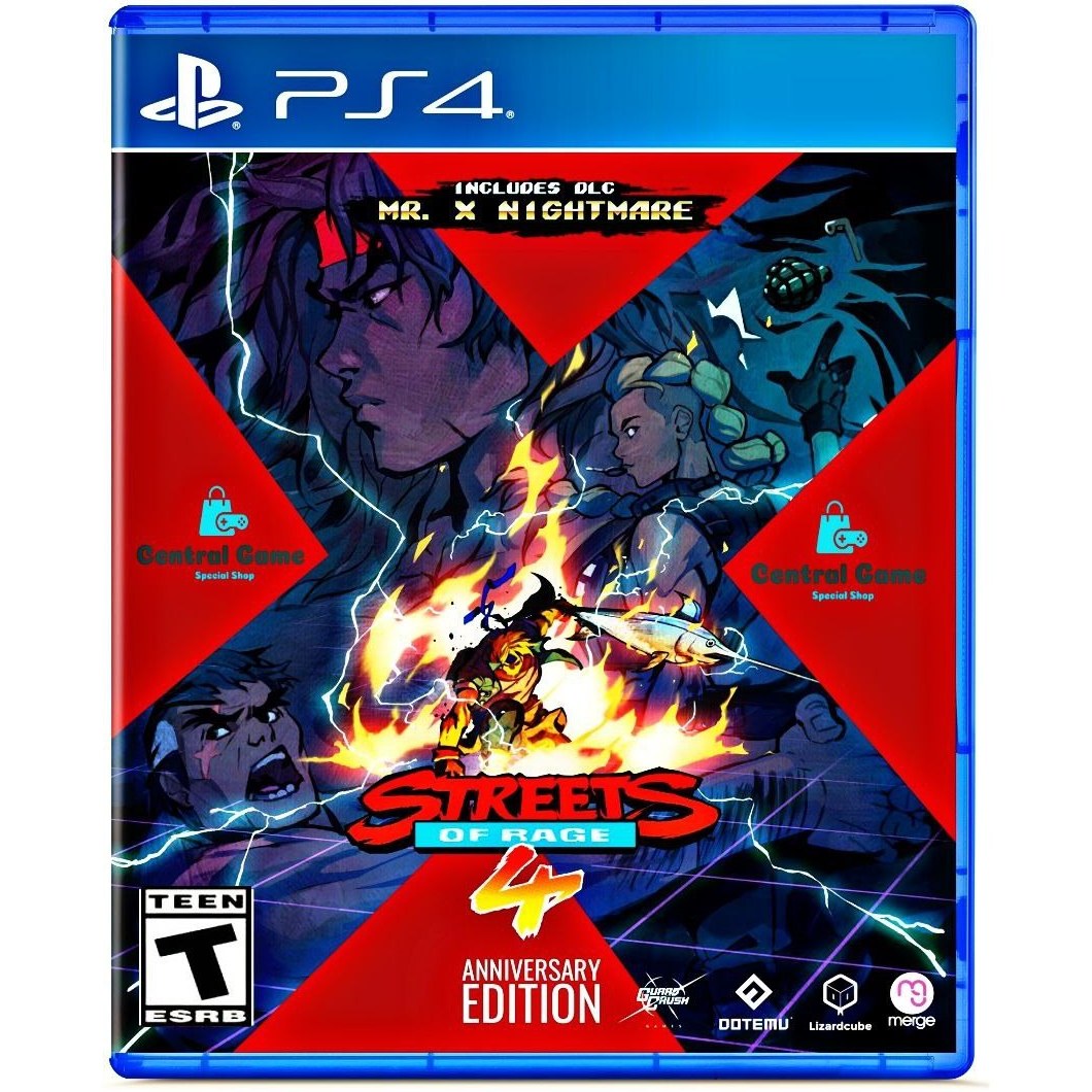 خرید دیسک بازی Streets Of Rage 4 - Anniversary Edition Ps4 ریجن آل آکبند - سنترال گیم