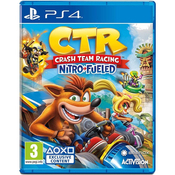 بازی دیسک Crash Team Racing Nitro-Fueled مخصوص PS4